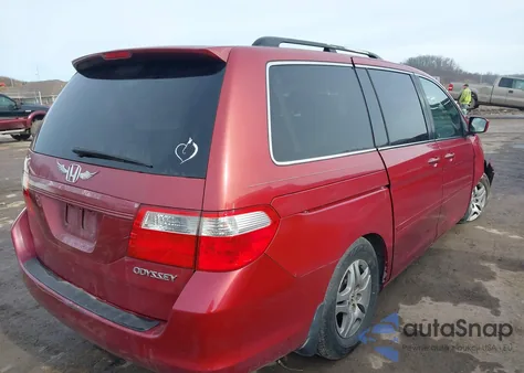 2005 Honda Odyssey Ex z USA, uszkodzony, nr VIN 5FNRL38425B401176